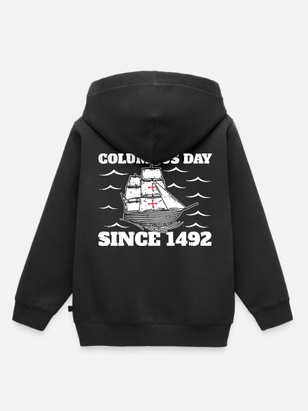 Christopher Columbus - Kinder Premium Organic Hoodie - Schwarz
