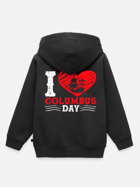 Christopher Columbus - Kinder Premium Organic Hoodie - Schwarz