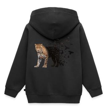 Jaguar - Sweat Premium à capuche enfant bio - noir - Dos - AI Model Kid Male (0cm)
