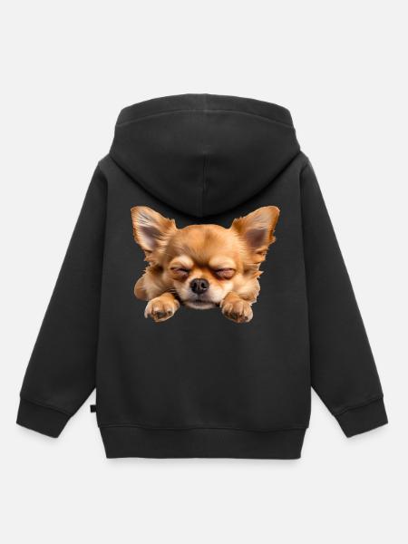 Chihuahua - Kinder Premium Organic Hoodie - Schwarz