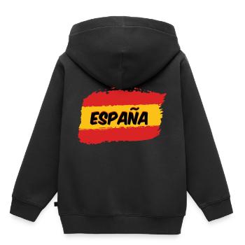 scarlet tiger moth - Kids Premium Organic Hoodie - black - Back - AI Model Kid Male (0cm)