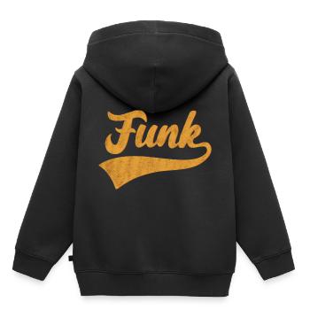 funk - Kids Premium Organic Hoodie - black - Back - AI Model Kid Male (0cm)