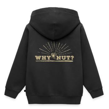 Herbst Eichel Lustig - Kinder Premium Organic Hoodie - Schwarz - Hinten - AI Model Kid Male (0cm)