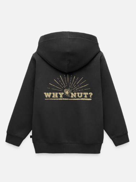 Herbst Eichel Lustig - Kinder Premium Organic Hoodie - Schwarz