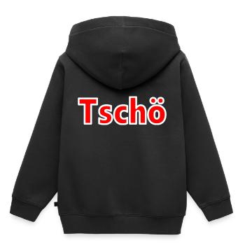 Köln Tschö mít Ö - kölsche Sproch - Kinder Premium Organic Hoodie - Schwarz - Hinten - AI Model Kid Male (0cm)