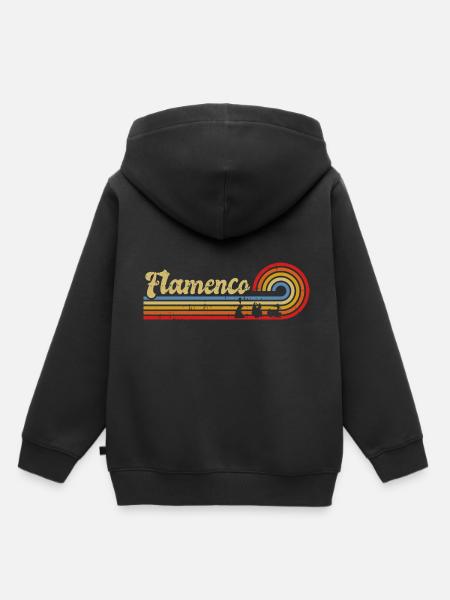 Flamenco - Kinder Premium Organic Hoodie - Schwarz