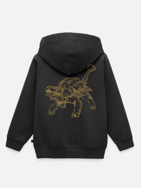 Ankylosaurus - Kinder Premium Organic Hoodie - Schwarz