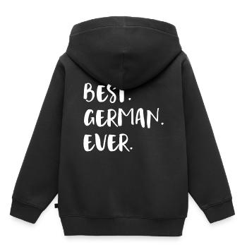 Le meilleur allemand de tous les temps Beste Deutsche Staatsbürgerin - Sweat Premium à capuche enfant bio - noir - Dos - AI Model Kid Male (0cm)