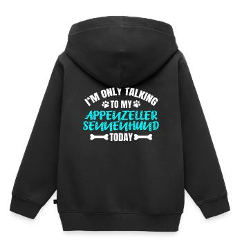 Appenzeller Mountain Dog Owner Owner - Kids Premium Organic Hoodie - black - Back - AI Model Kid Male (0cm)