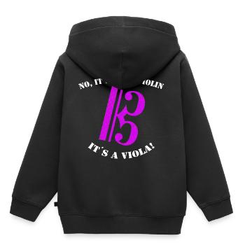 alto - Sweat Premium à capuche enfant bio - noir - Dos - AI Model Kid Male (0cm)