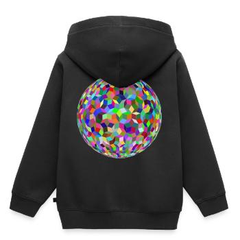 Disco ball - Kids Premium Organic Hoodie - black - Back - AI Model Kid Male (0cm)