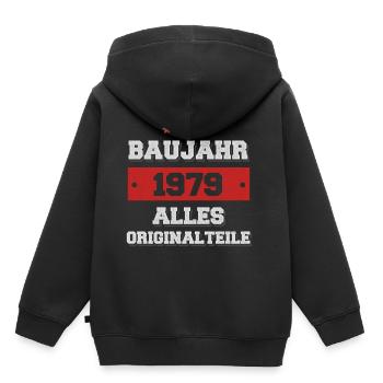 Baujahr 1979 - Alles Original Teile! - Kinder Premium Organic Hoodie - Schwarz - Hinten - AI Model Kid Male (0cm)