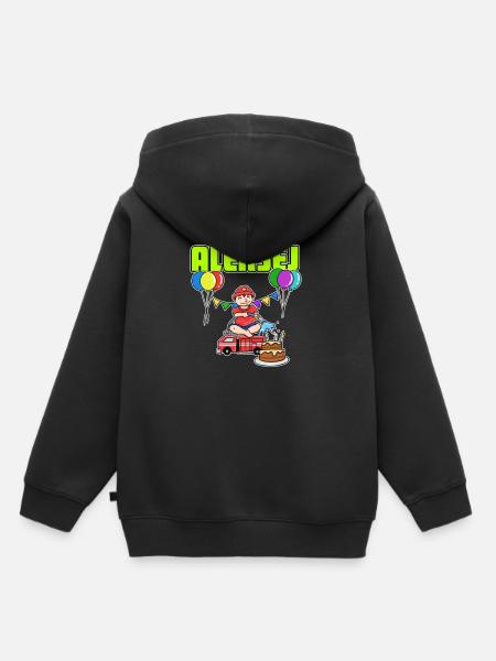 Fire Department Aleksej gift - Kids Premium Organic Hoodie - black