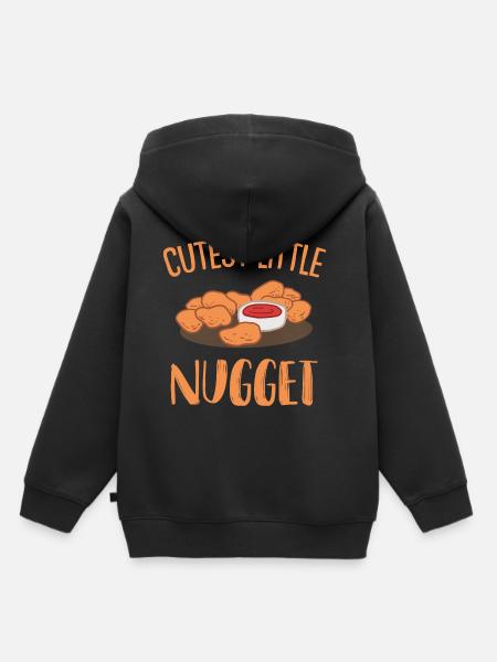 Nugget - Kinder Premium Organic Hoodie - Schwarz