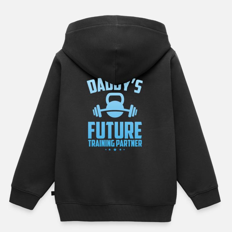Daddys - Kinder Premium Organic Hoodie - Schwarz