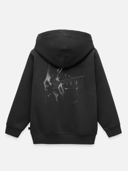 Gitarre - Kinder Premium Organic Hoodie - Schwarz