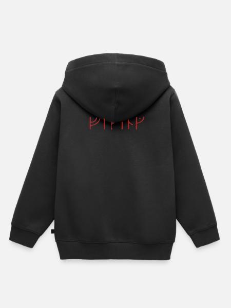 Viking runic - Kinder Premium Organic Hoodie - Schwarz