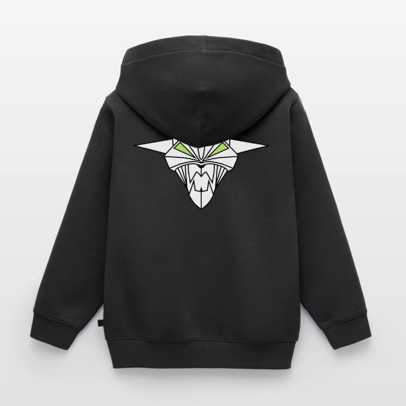 BIONIC DEVIL CAT !!! Sweat Premium à capuche enfant bio