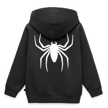 Vogelspinne Tarantel Arachniden Spinne Spinnen - Kinder Premium Organic Hoodie - Schwarz - Hinten - AI Model Kid Male (0cm)