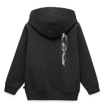 MTB mountain bike kids - Kids Premium Organic Hoodie - black - Back - AI Model Kid Male (0cm)