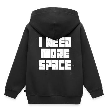 univers - Sweat Premium à capuche enfant bio - noir - Dos - AI Model Kid Male (0cm)