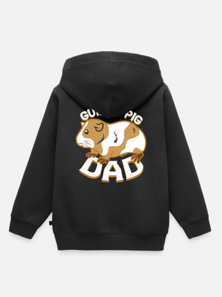 Meerschweinchen Papa - Kinder Premium Organic Hoodie - Schwarz