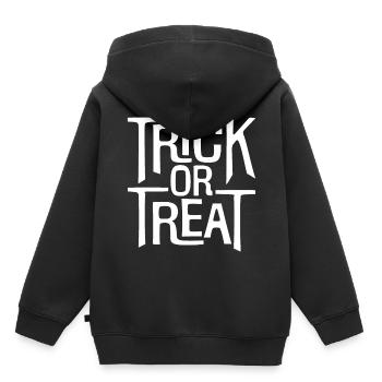 Trick Or Treat - Kids Premium Organic Hoodie - black - Back - AI Model Kid Male (0cm)