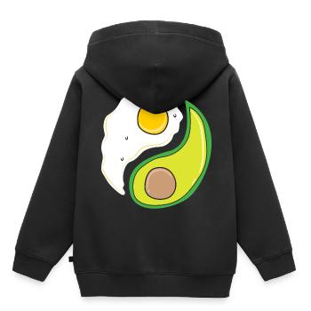Keto Diet - Kids Premium Organic Hoodie - black - Back - AI Model Kid Male (0cm)