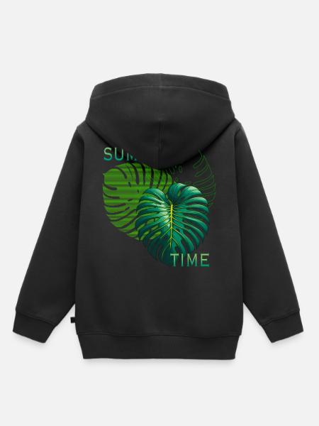 summer time - Kinder Premium Organic Hoodie - Schwarz
