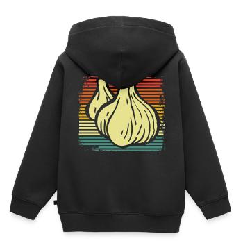 Ail - Sweat Premium à capuche enfant bio - noir - Dos - AI Model Kid Male (0cm)