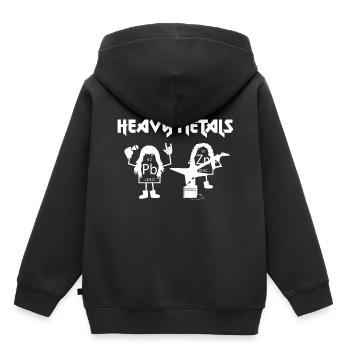 Heavy Metals Schwermetalle Elemente Geschenk - Kinder Premium Organic Hoodie - Schwarz - Hinten - AI Model Kid Male (0cm)