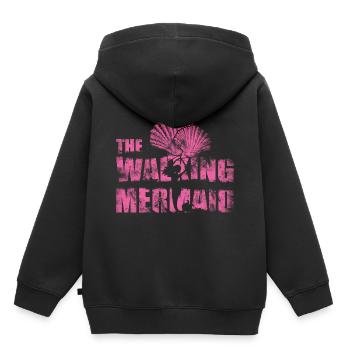 Sirène - Sweat Premium à capuche enfant bio - noir - Dos - AI Model Kid Male (0cm)