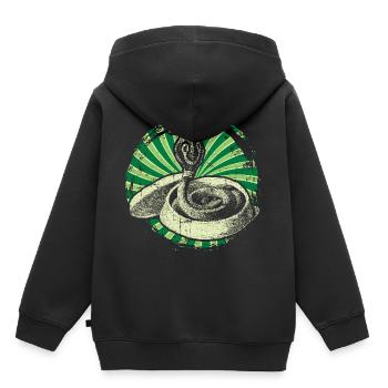 Cobra Serpent - Sweat Premium à capuche enfant bio - noir - Dos - AI Model Kid Male (0cm)