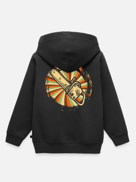 Förster - Kinder Premium Organic Hoodie - Schwarz