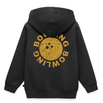 bowling bowling boule de bowling - Vintage - Sweat Premium à capuche enfant bio - noir - Dos - AI Model Kid Male (0cm)