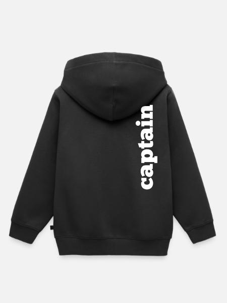captain - Hoodie Premium barn ekologisk - svart