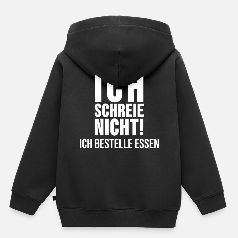 bébé - Sweat Premium à capuche enfant bio - noir