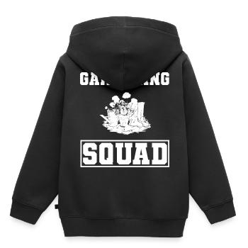 Lustige Gartenblumen Botaniker - Kinder Premium Organic Hoodie - Schwarz - Hinten - AI Model Kid Male (0cm)