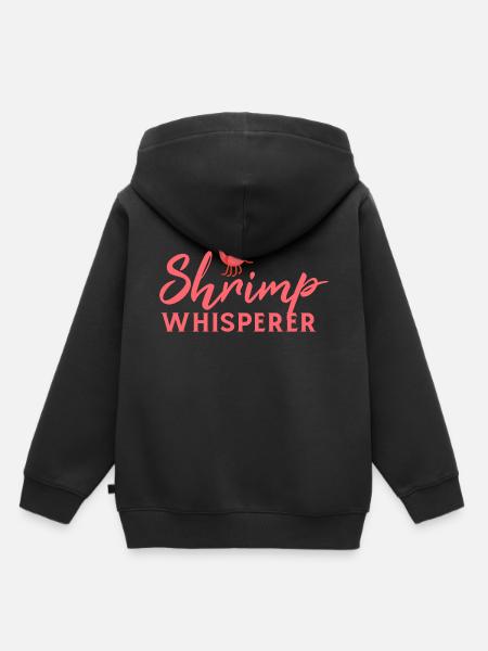 Shrimp Whisperer - Kinder Premium Organic Hoodie - Schwarz