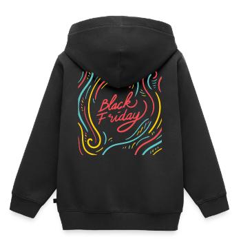 Cadeaux black friday. achats. Magasinez jusqu’à ce que vous tombiez. - Sweat Premium à capuche enfant bio - noir - Dos - AI Model Kid Male (0cm)