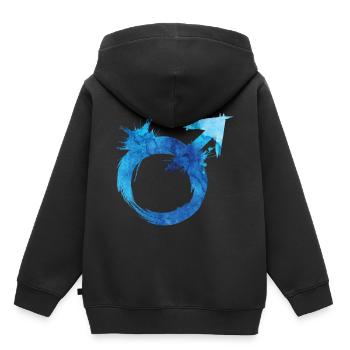 Icon men macho paint splash gift baby painting - Kids Premium Organic Hoodie - black - Back - AI Model Kid Male (0cm)