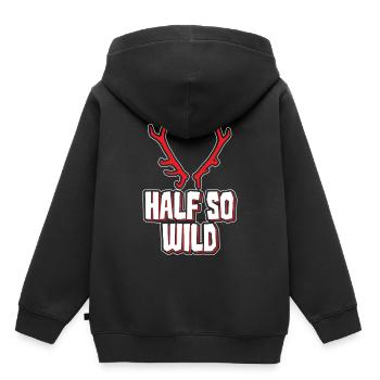 Lustiger Denglisch Spruch Denglisch Sprüche - Kinder Premium Organic Hoodie - Schwarz - Hinten - AI Model Kid Male (0cm)