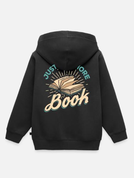 Lire le livre - Sweat Premium à capuche enfant bio - noir