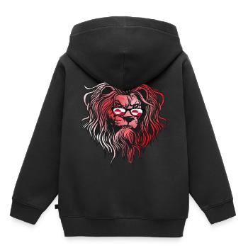 Groenland - Sweat Premium à capuche enfant bio - noir - Dos - AI Model Kid Male (0cm)