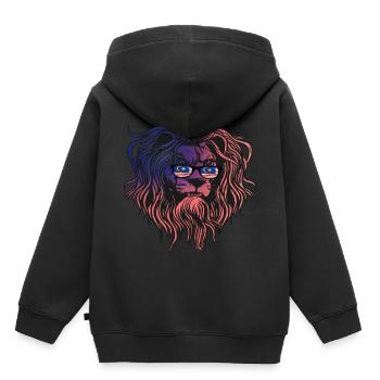 Malaisie - Sweat Premium à capuche enfant bio - noir - Dos - AI Model Kid Male (0cm)