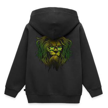 Jamaïque - Sweat Premium à capuche enfant bio - noir - Dos - AI Model Kid Male (0cm)