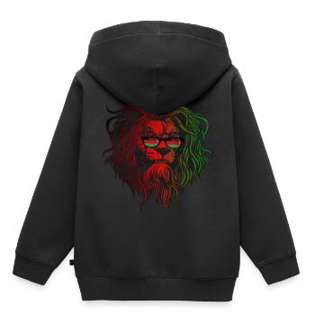 Malawi - Kids Premium Organic Hoodie - black - Back - AI Model Kid Male (0cm)