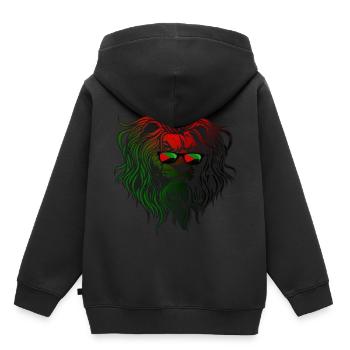 Martinique - Sweat Premium à capuche enfant bio - noir - Dos - AI Model Kid Male (0cm)