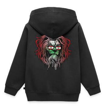 Libanon - Kinder Premium Organic Hoodie - Schwarz - Hinten - AI Model Kid Male (0cm)