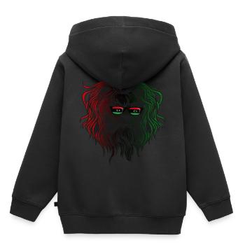 Libya - Kids Premium Organic Hoodie - black - Back - AI Model Kid Male (0cm)